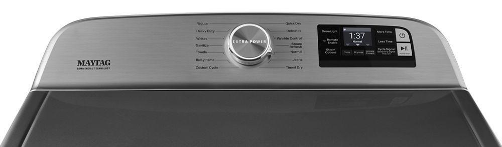 Smart Capable Top Load Electric Dryer with Extra Power Button - 8.8 cu. ft.