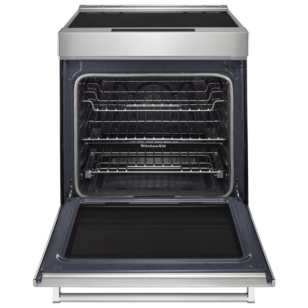 30-Inch 4-Element Induction Slide-In Convection Range with Baking Drawer