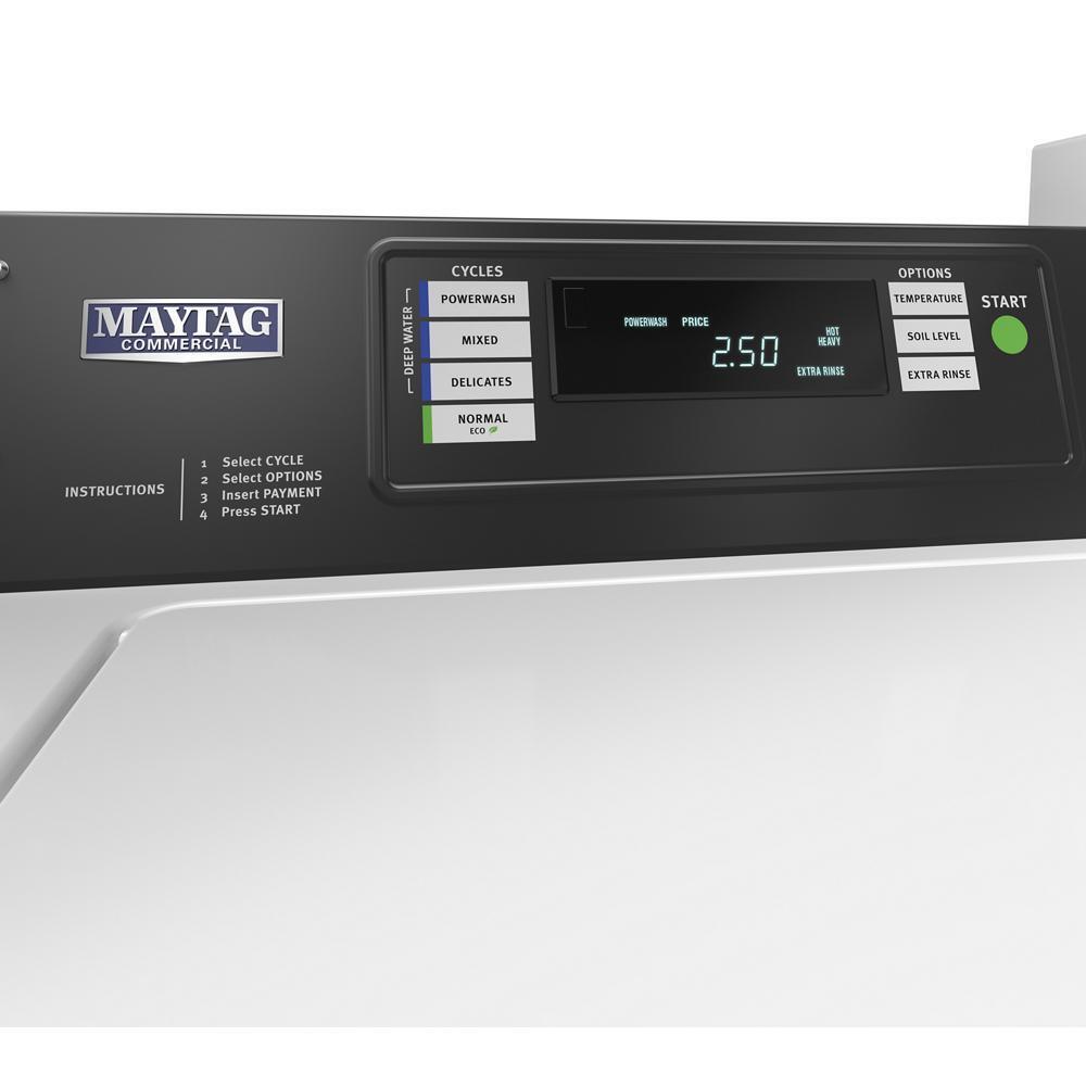 Commercial Top-Load Washer, Coin Drop Ready