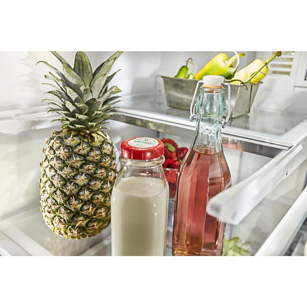 26.8 cu. ft. 36-Inch Width Standard Depth French Door Refrigerator with Exterior Ice and Water and PrintShield™ finish