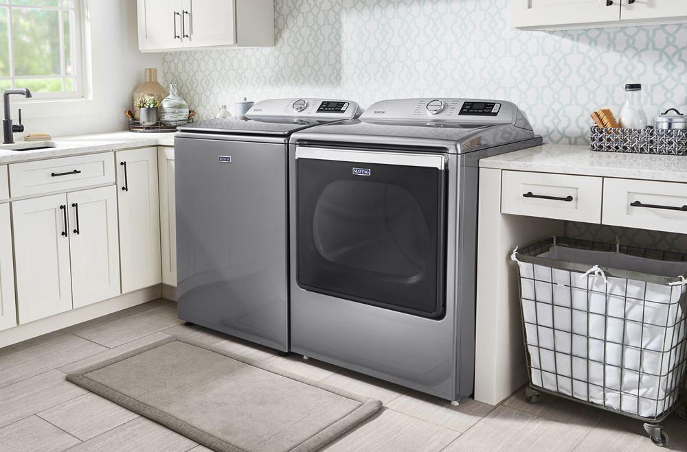 Smart Capable Top Load Electric Dryer with Extra Power Button - 8.8 cu. ft.