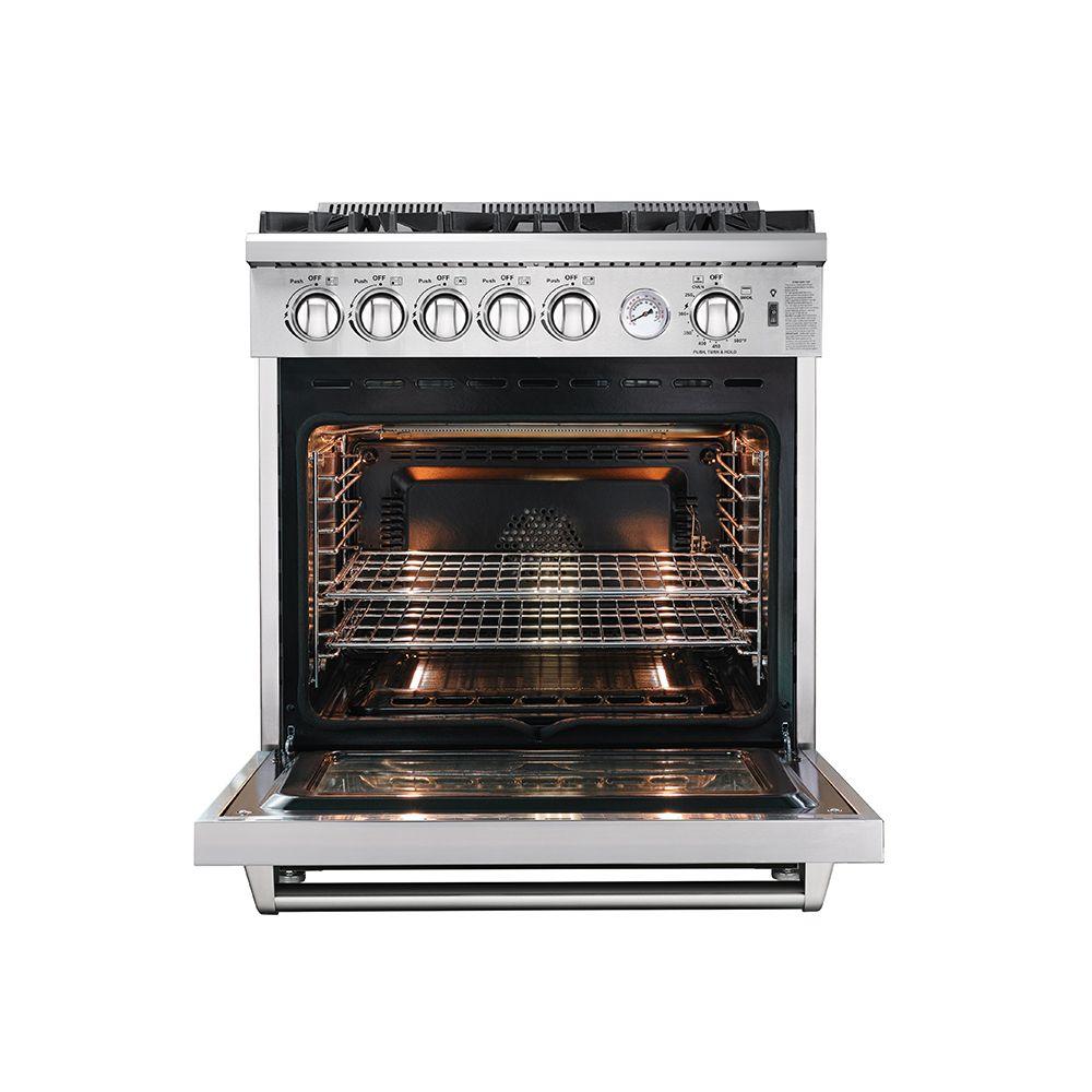 Lseo - Professional 30" Freestanding Gas Range