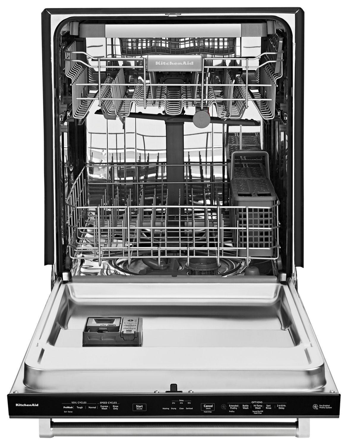 39 DBA Dishwasher with Fan-Enabled ProDry™ System and PrintShield™ Finish Black Stainless Steel with PrintShield™ Finish