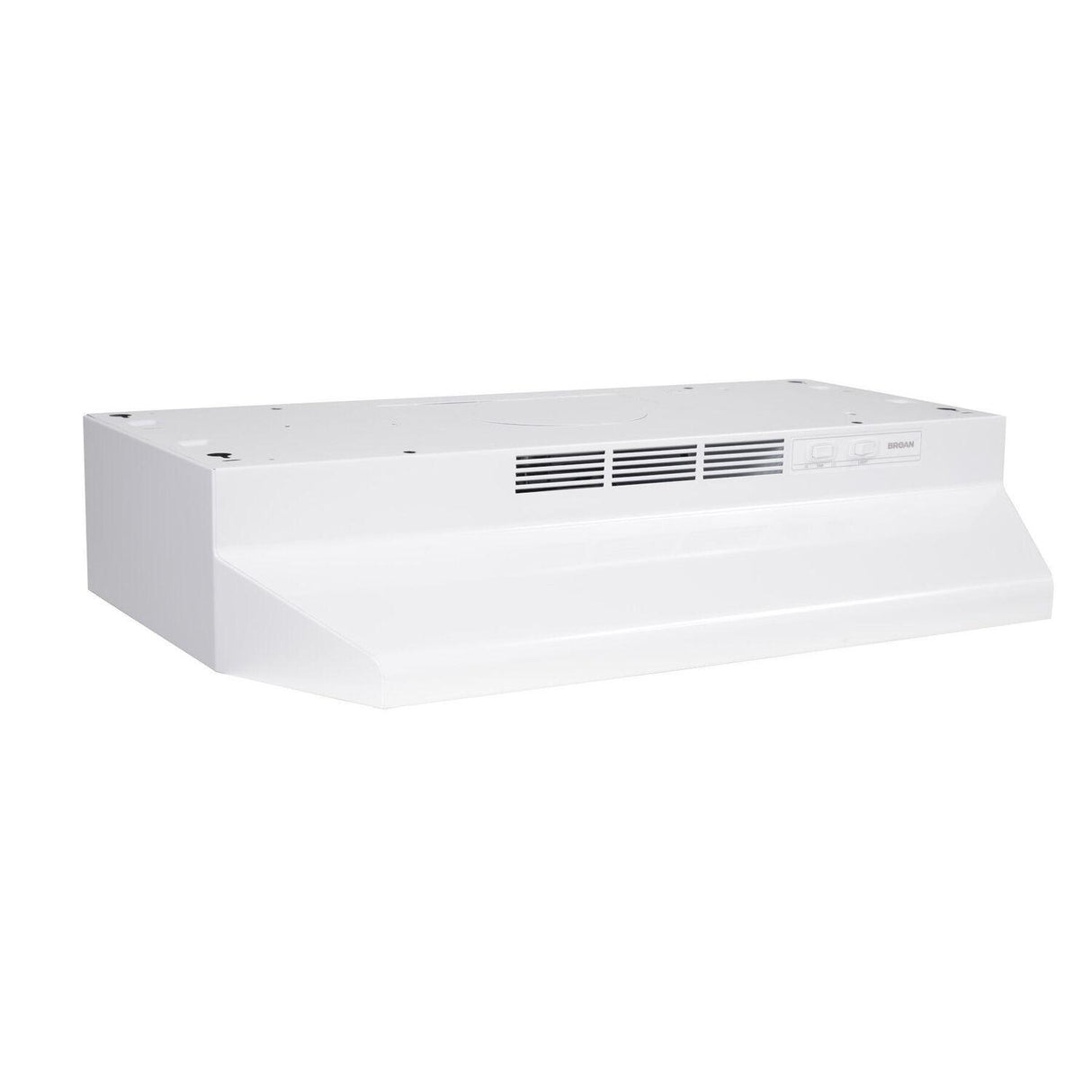 Broan® 30-Inch Convertible Under-Cabinet Range Hood, 260 Max Blower CFM, White