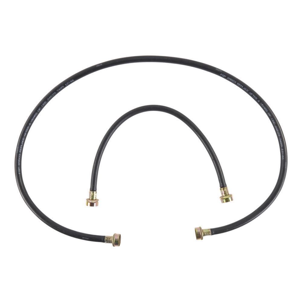 5' Black Steam Dryer Hose Kit