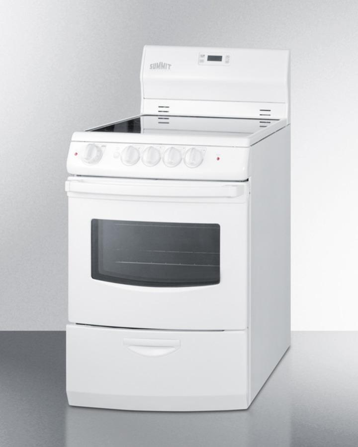 24" Wide Electric Smooth-top Range