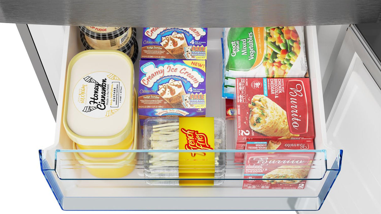 Sharp 24 in. Bottom-Freezer Counter-Depth Refrigerator