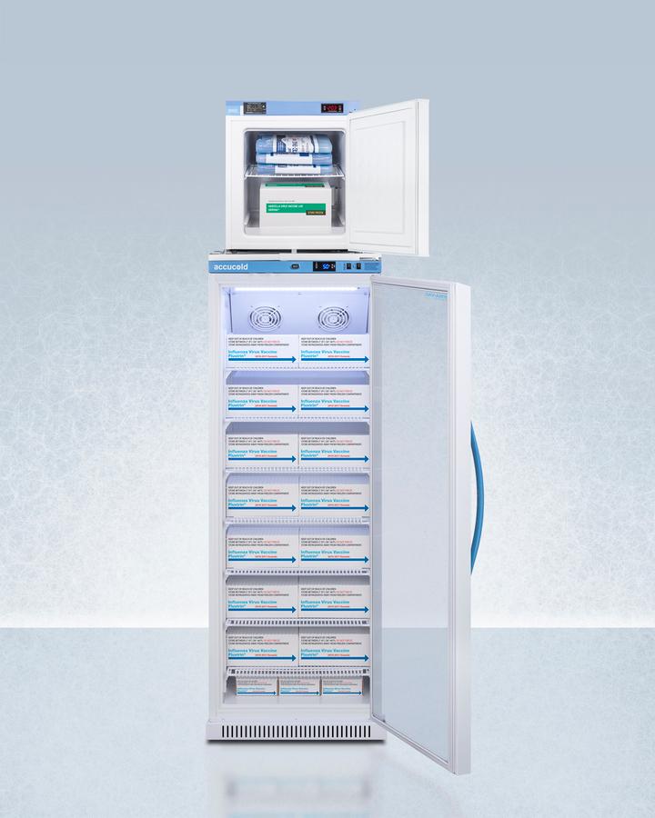 24" Wide All-refrigerator/all-freezer Combination
