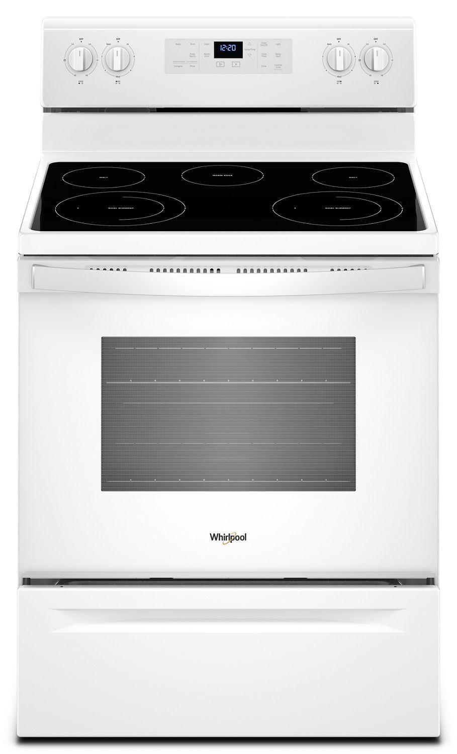 5.3 cu. ft. Freestanding Electric Range with Frozen Bake™ Technology - White