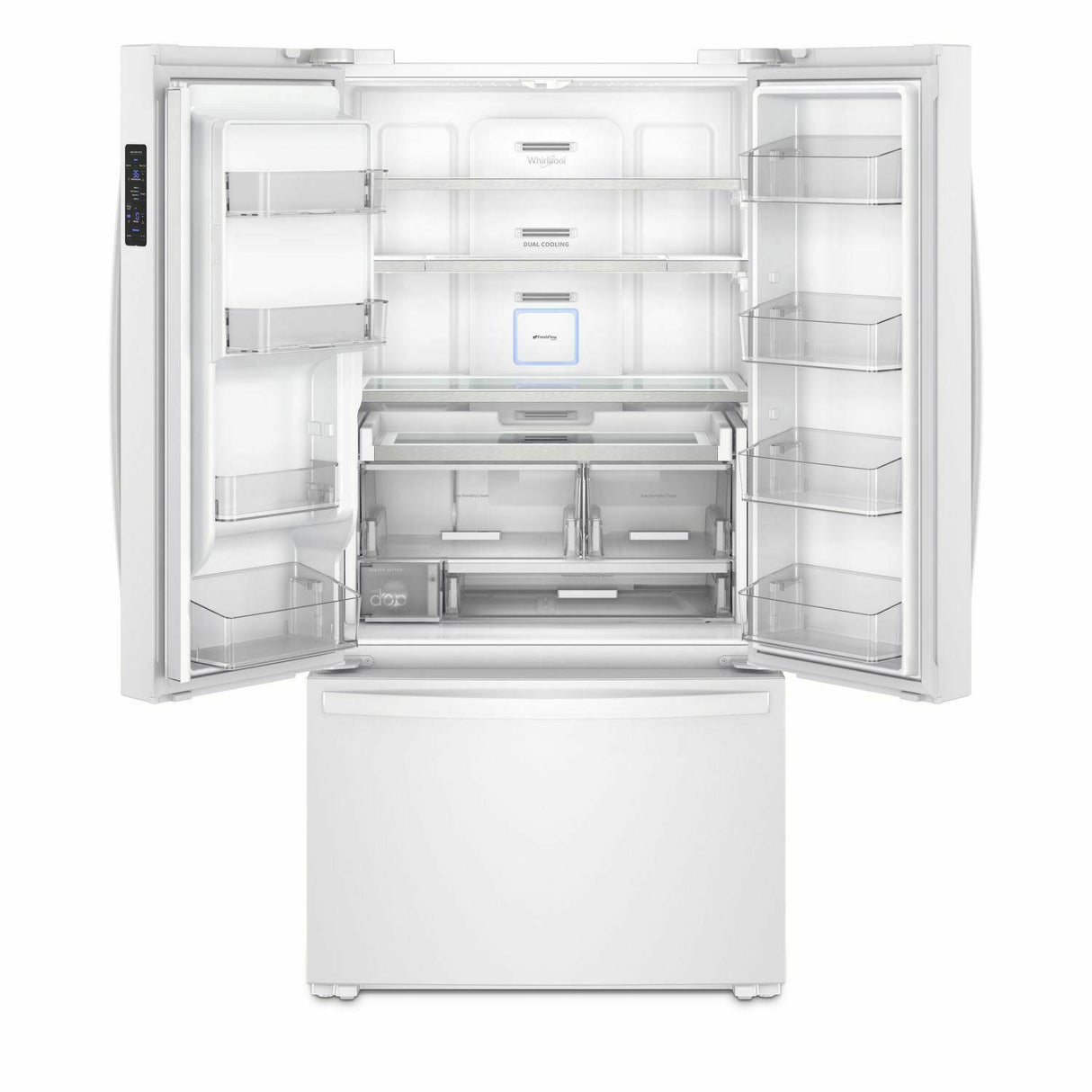 36-inch Wide Counter Depth French Door Refrigerator - 24 cu. ft. - White