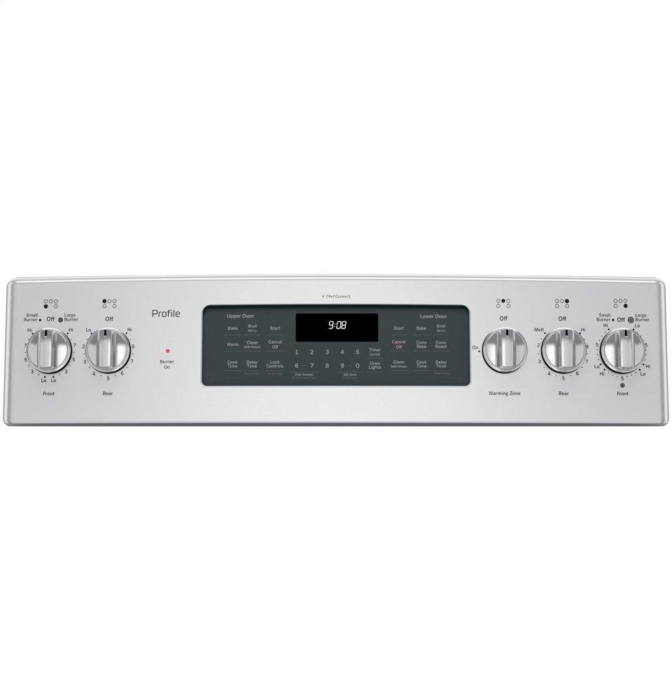 GE Profile™ 30" Free-Standing Double Oven Convection Range