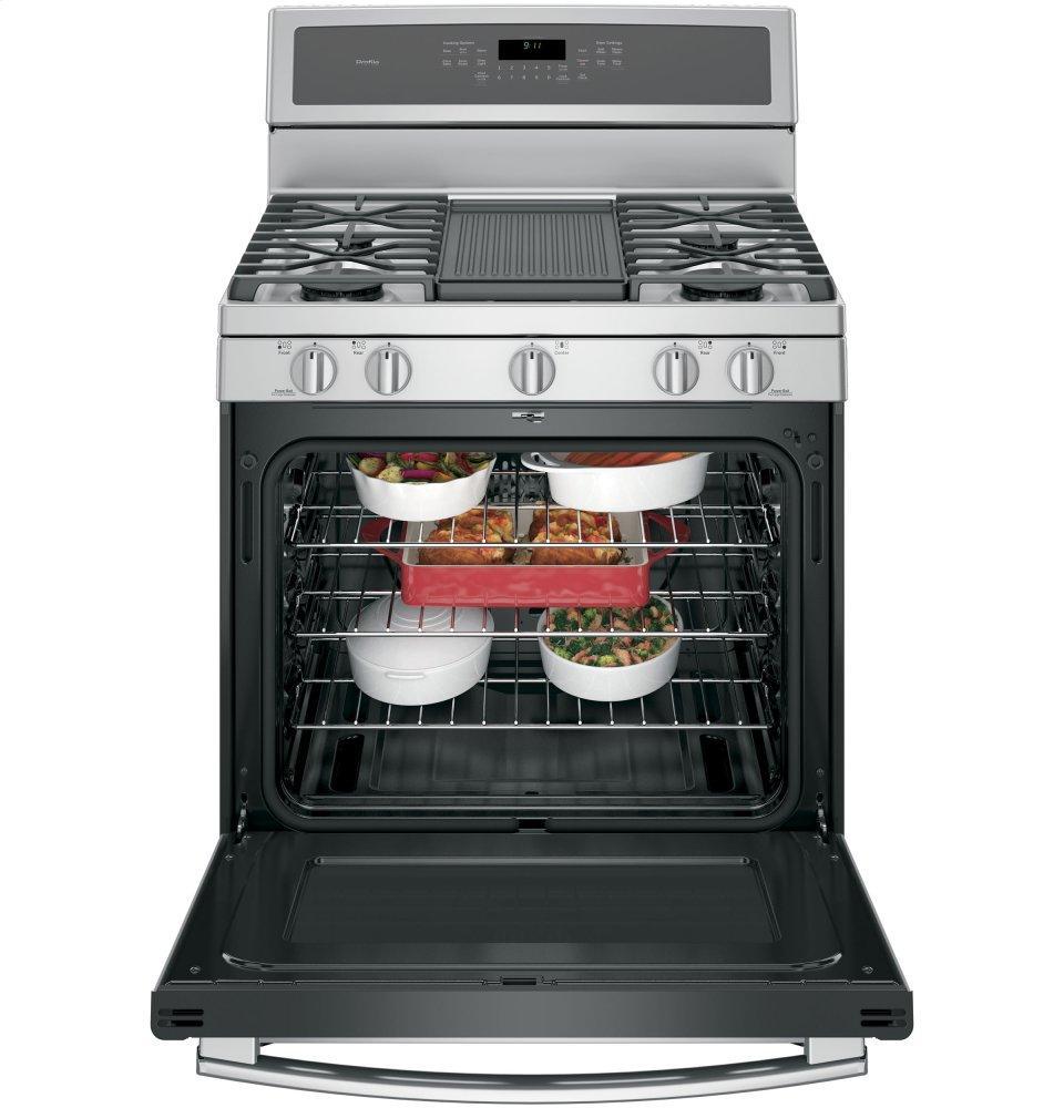GE Profile™ 30" Free-Standing Gas Convection Range