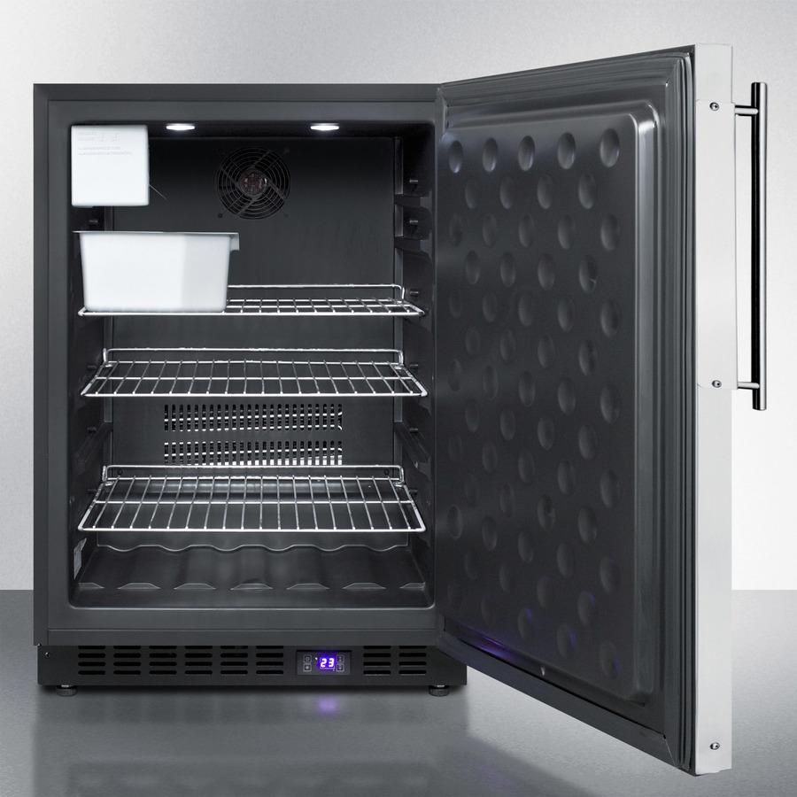 24" Wide Outdoor All-freezer With Icemaker