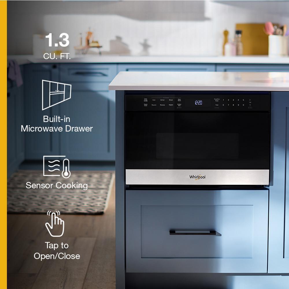 24-inch Built-in Microwave Drawer with Sensor Cooking