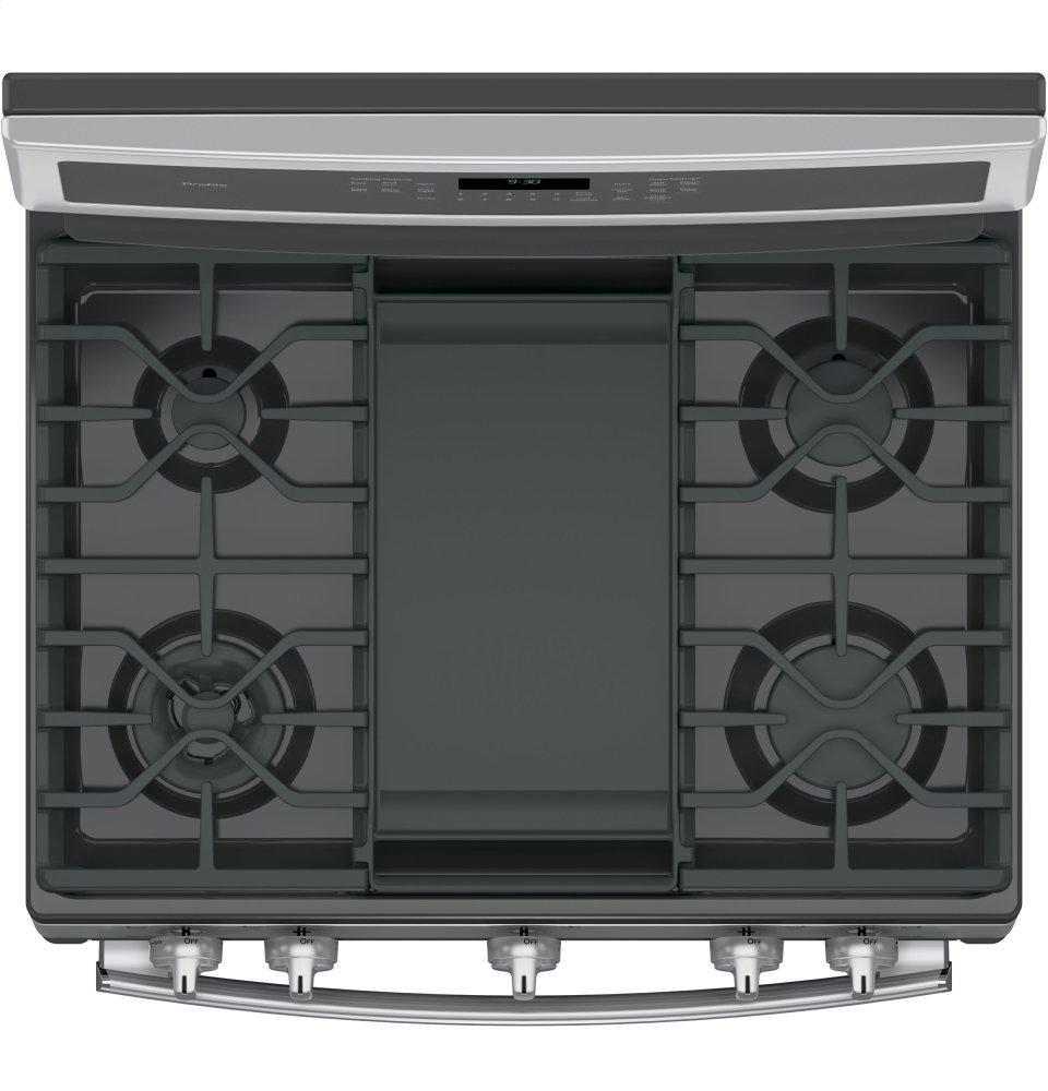 GE Profile™ 30" Free-Standing Gas Convection Range