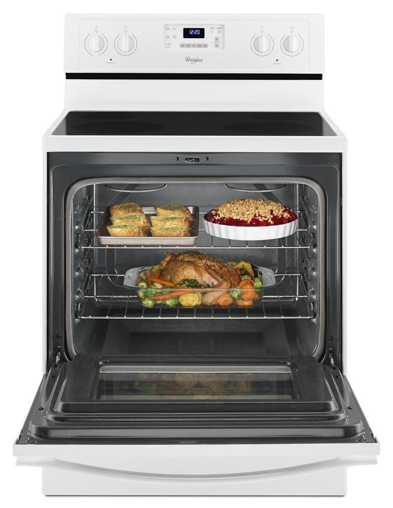 5.3 Cu. Ft. Freestanding Electric Range with Easy Wipe Ceramic Glass Cooktop