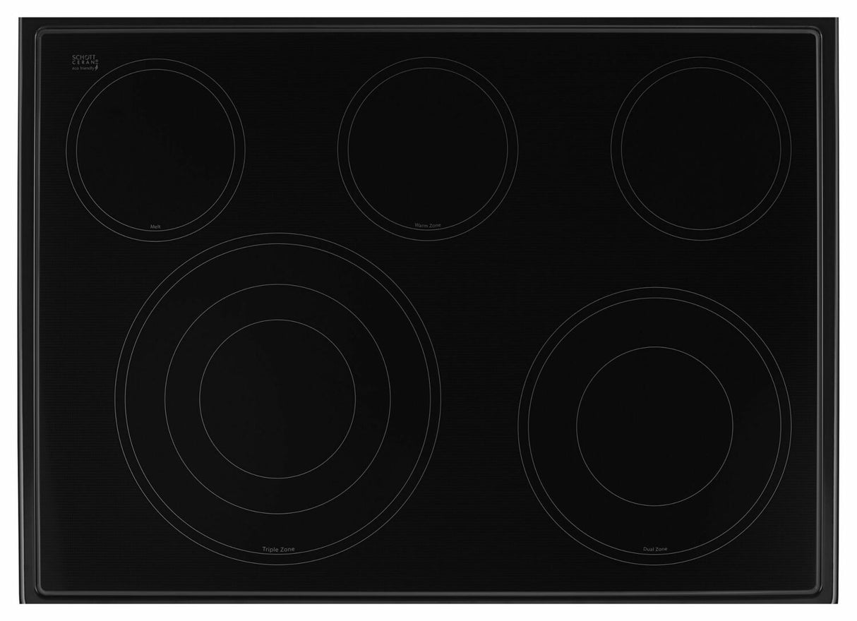 6.4 Cu. Ft. Slide-In Electric Range with True Convection - Stainless Steel
