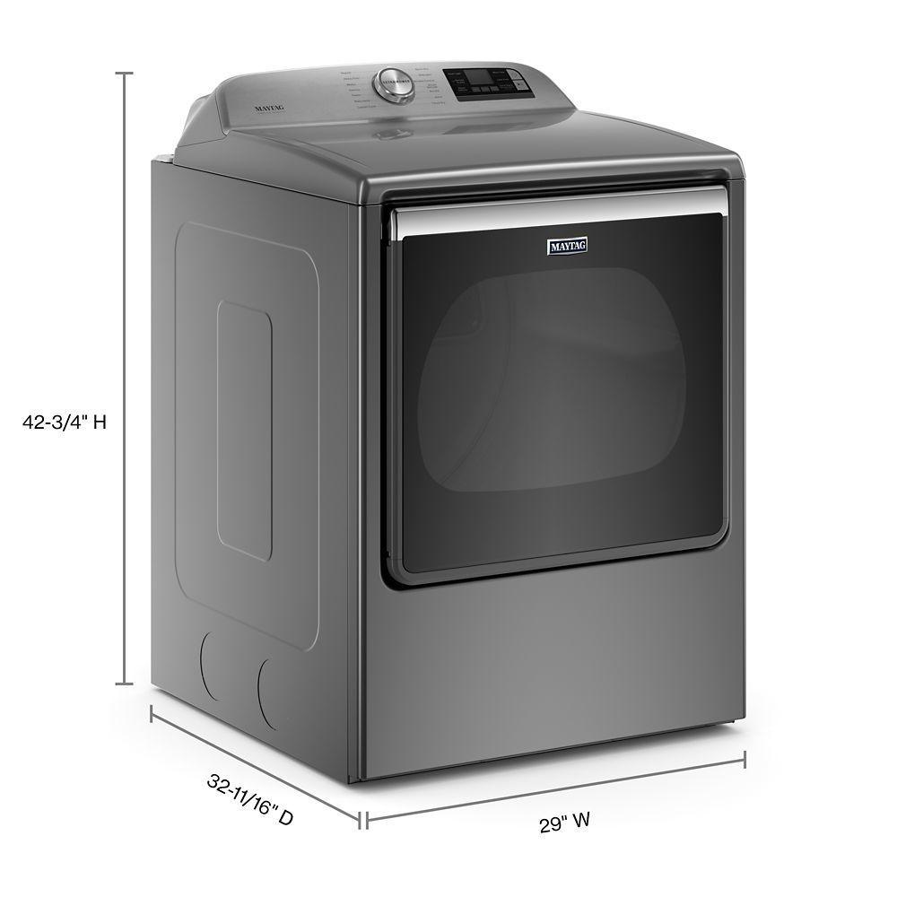 Smart Capable Top Load Electric Dryer with Extra Power Button - 8.8 cu. ft.