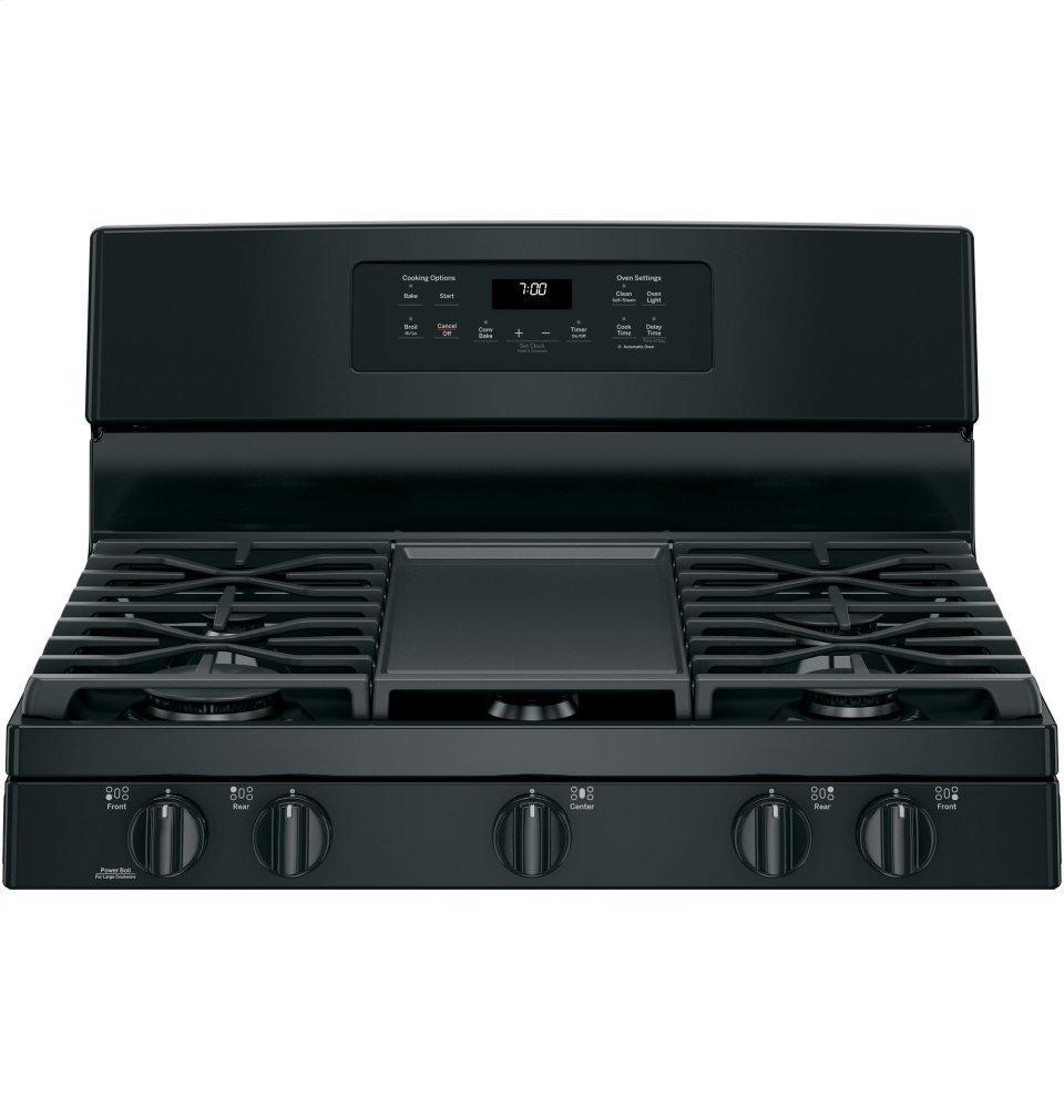GE® 30" Free-Standing Gas Convection Range