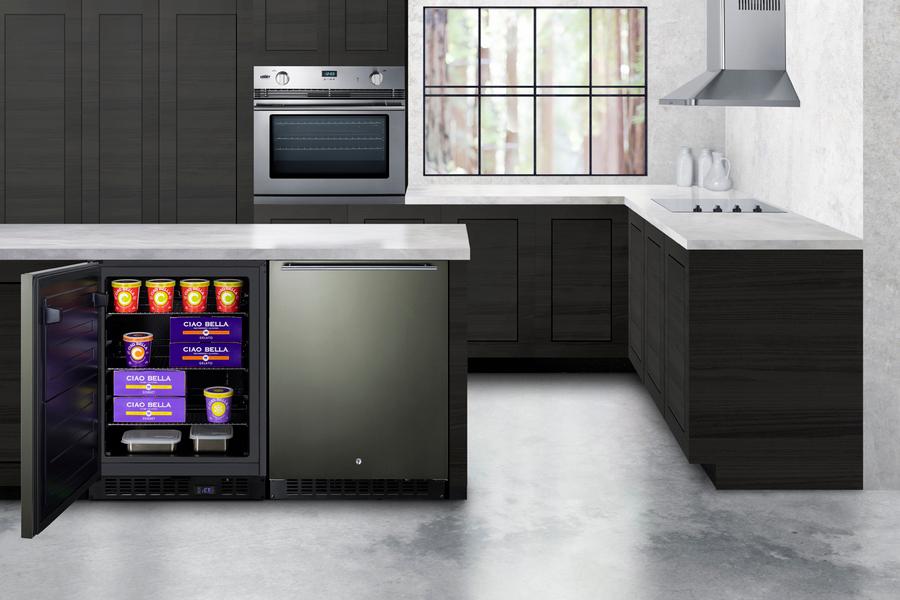 24" Wide Built-in All-freezer, ADA Compliant