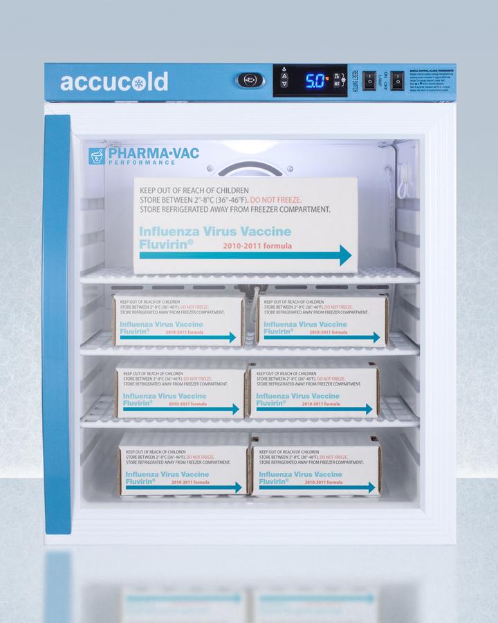 1 CU.FT. Compact Vaccine Refrigerator, Certified To Nsf/ansi 456 Vaccine Storage Standard