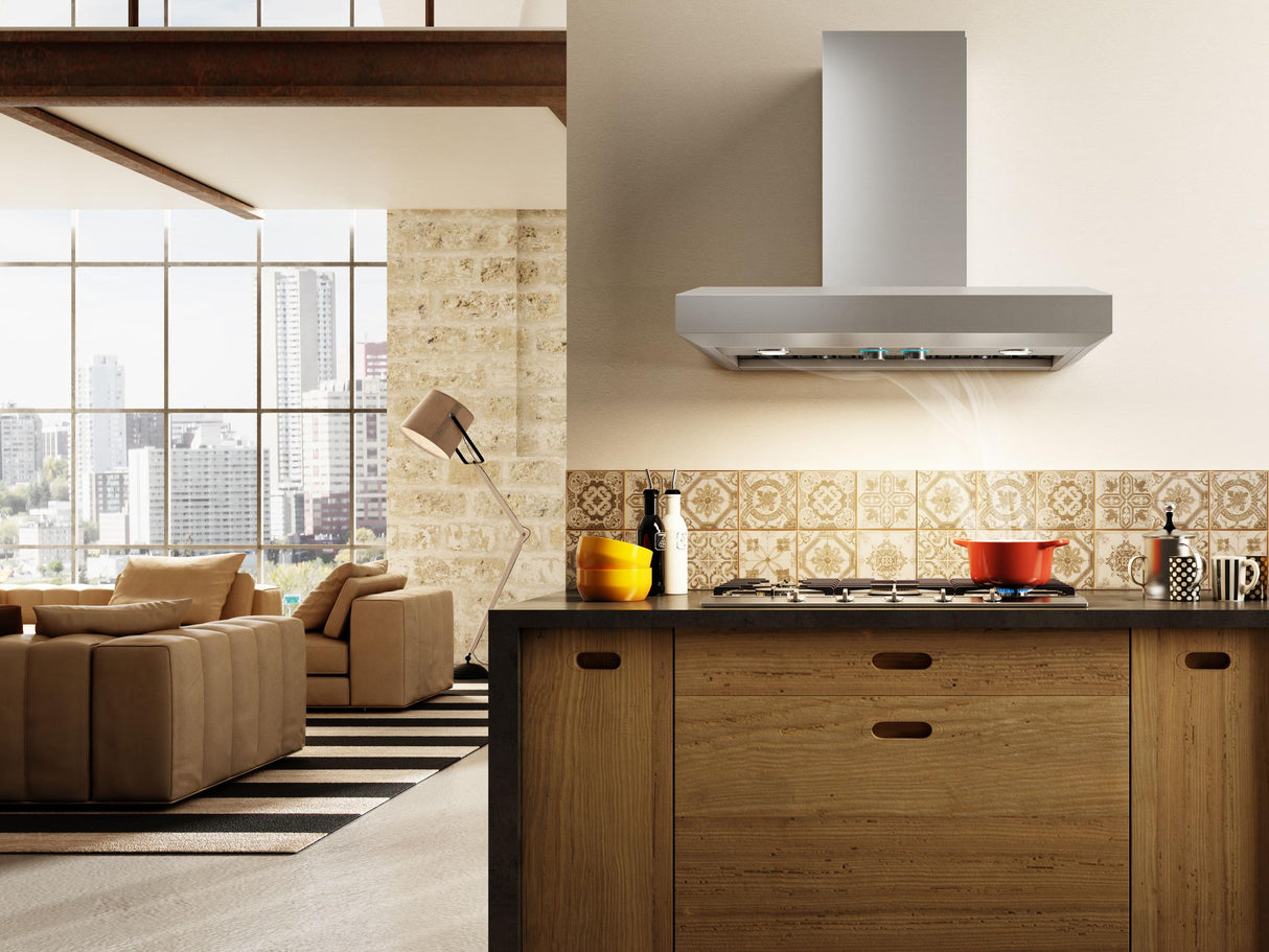 VAVANO Wall Mount Range Hood 48" wide - 600CFM