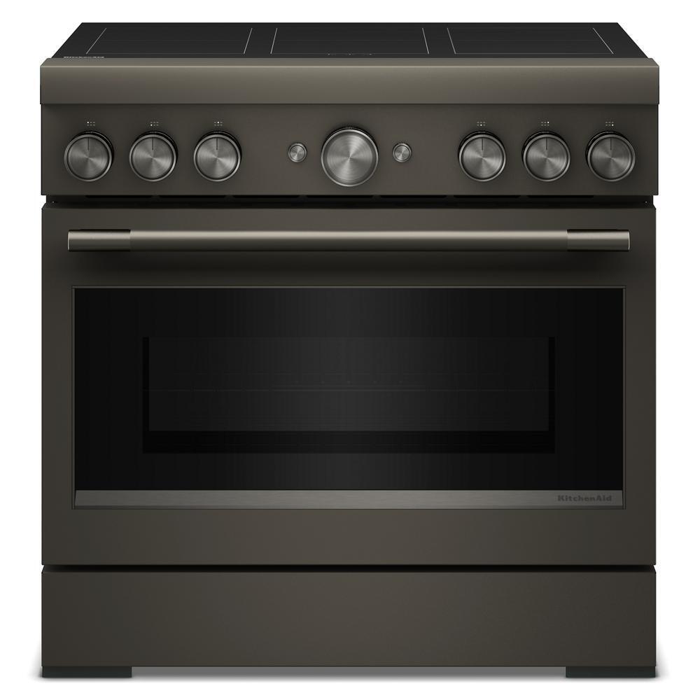 36-Inch 6-Element Induction Freestanding Commercial-Style Range with Air Fry