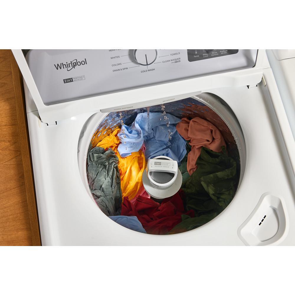 4.2 - 4.3 Cu. Ft. Whirlpool® Top Load Washer with 2-in-1 Removable Agitator