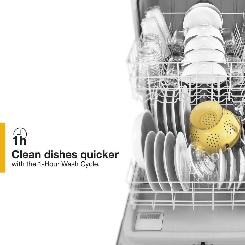 Heavy-Duty Dishwasher with 1-Hour Wash Cycle