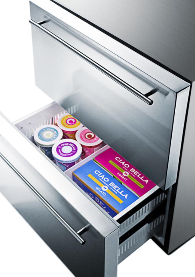 24" Wide 2-drawer Refrigerator-freezer