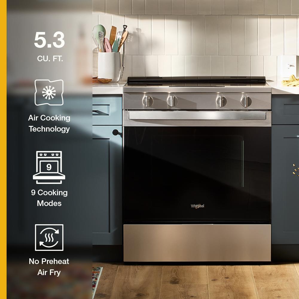 30-inch Electric Smart Range with Air Cooking Technology