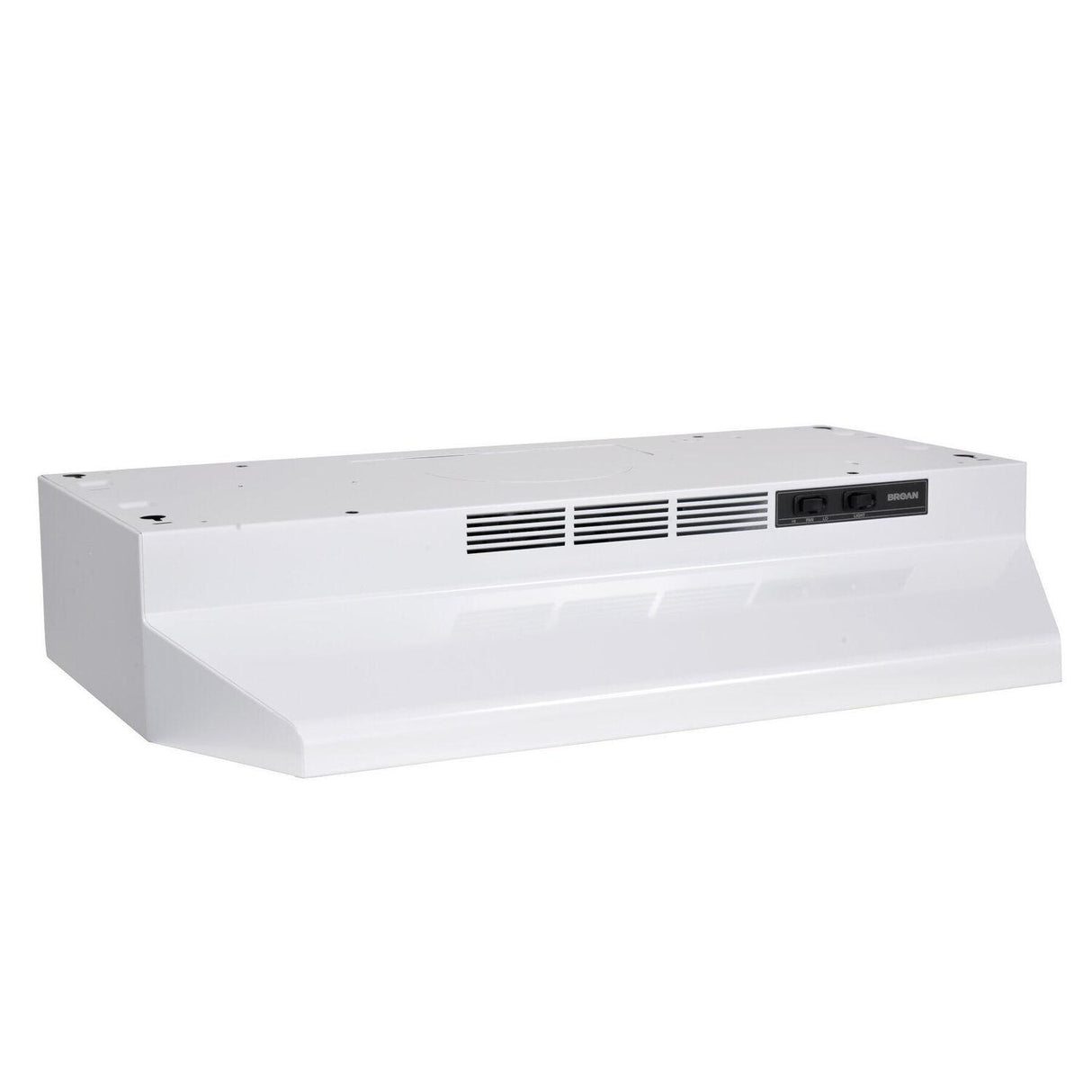 Broan® 30-Inch Convertible Under-Cabinet Range Hood, 230 Max Blower CFM, White