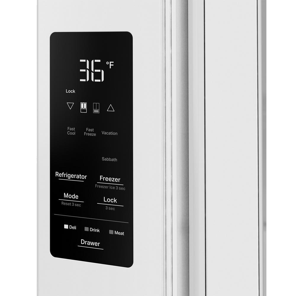 30 Cu. Ft. Family-Sized Capacity French door refrigerator with Flexible Tempearture Drawer
