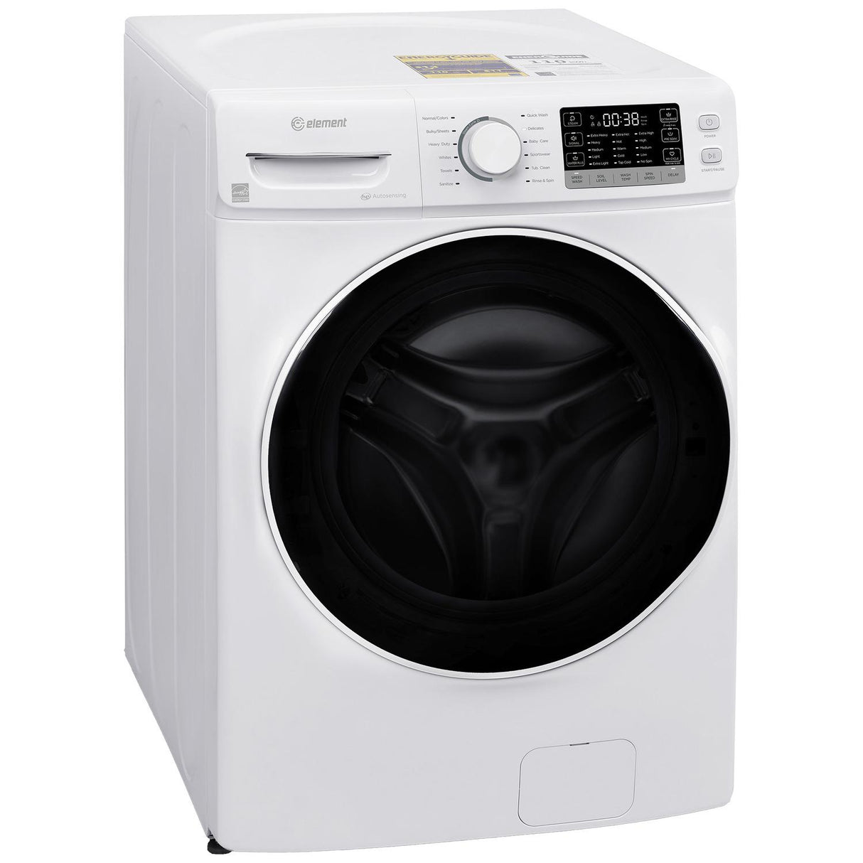 Element Electronics 4.5 cu. ft. Front Load Washing Machine - White (EFL4527BW)