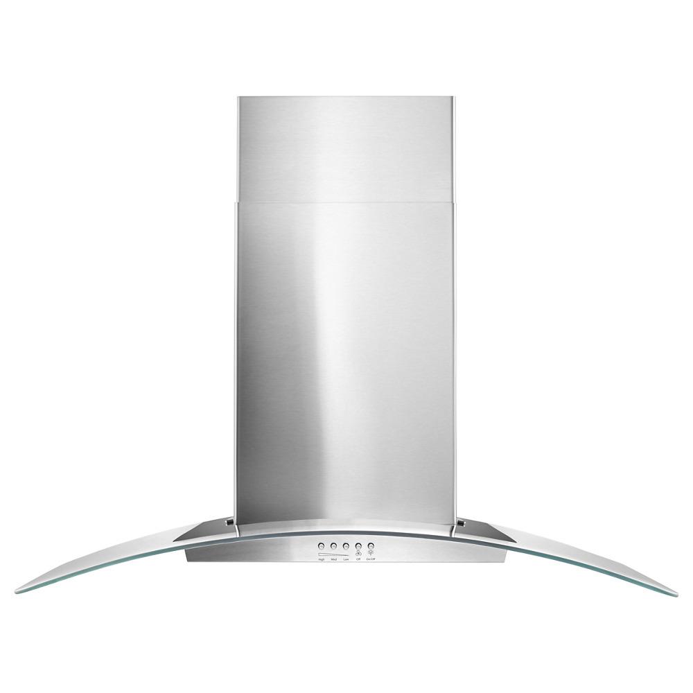 36" Concave Glass Wall Mount Range Hood