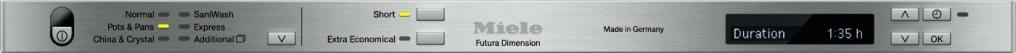 G 6365 SCVi SF Dimension Dishwasher