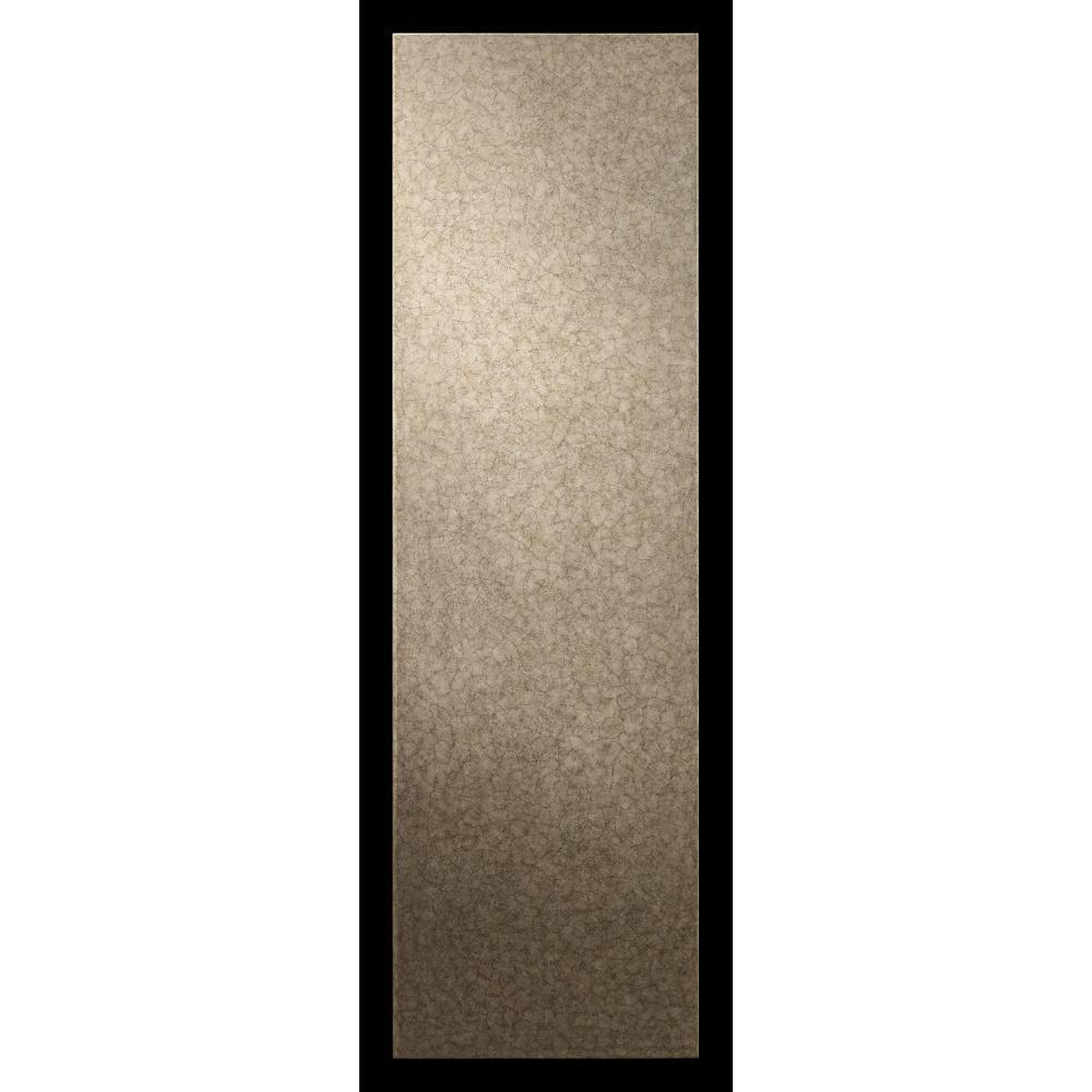 24" Elements Collection Eggshell Crackle Taupe Custom Column Panel