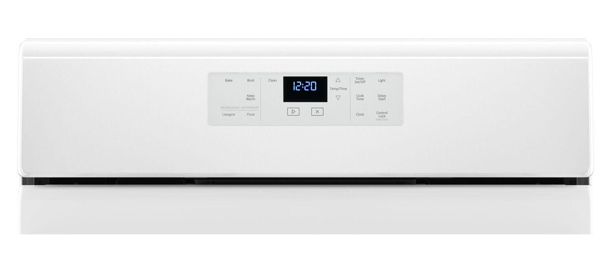 5.0 cu. ft. Freestanding Gas Range with Center Oval Burner White