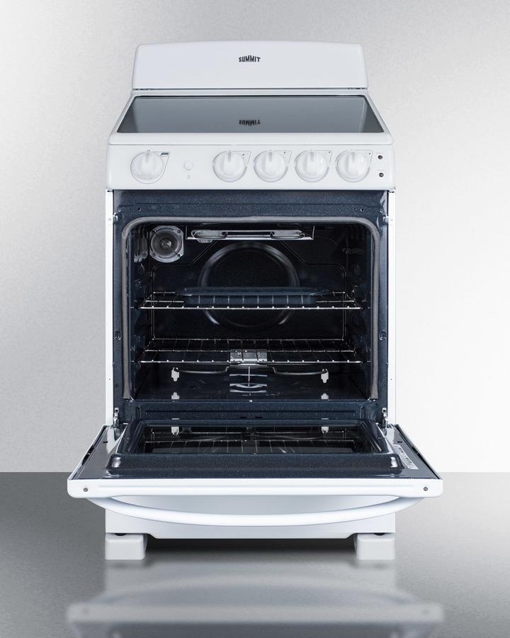 24" Wide Electric Smooth-top Range