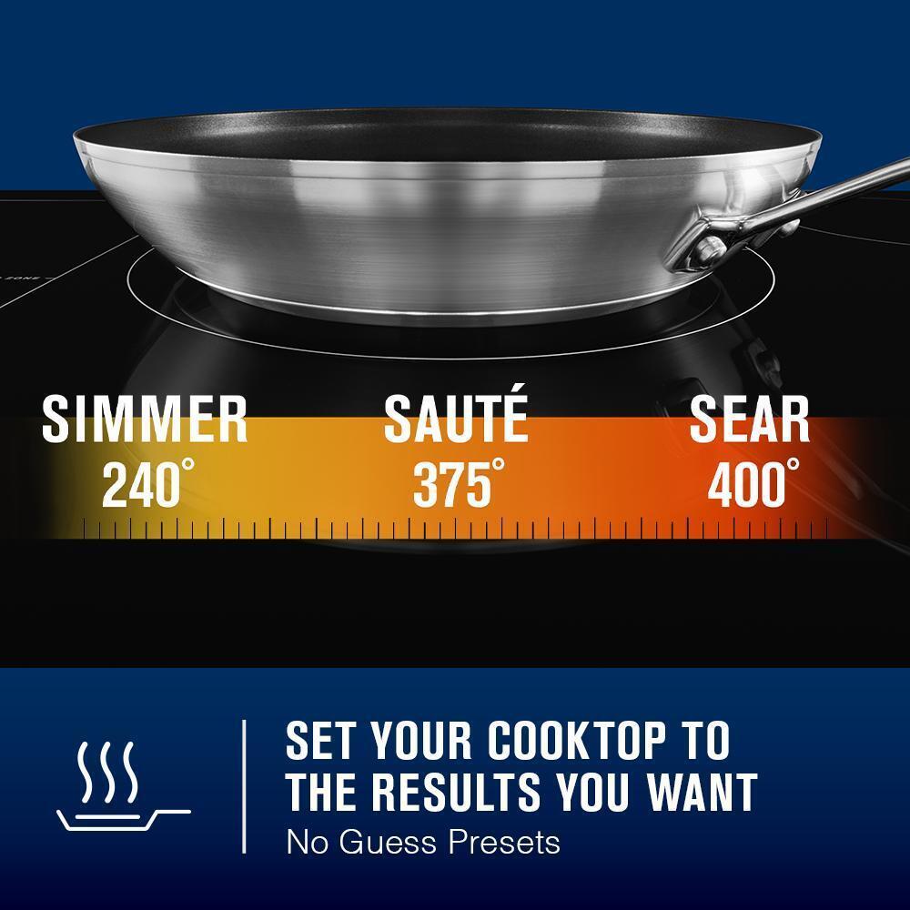 36-Inch Wide Induction Cooktop with Power Boost