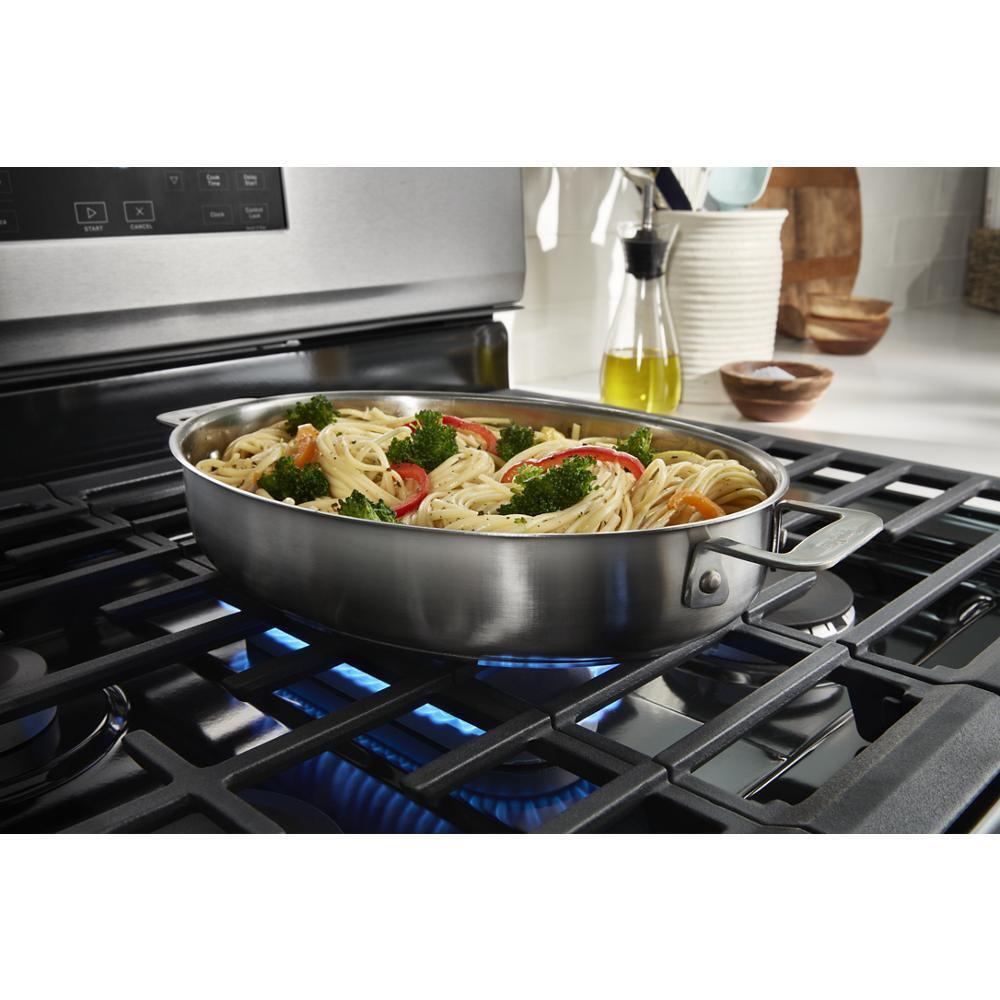 30-inch Gas Range with Air Cooking Technology and Steam Clean