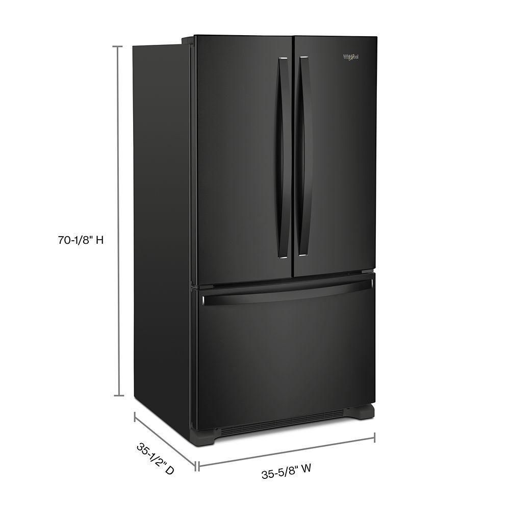 36-inch Wide French Door Refrigerator with Crisper Drawer - 25 cu. ft.