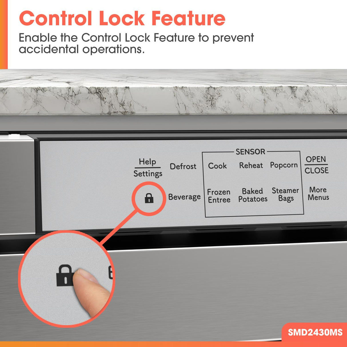 Sharp 24 in. 1.2 cu. ft. Built-In Microwave Drawer™ Oven in Stainless Steel