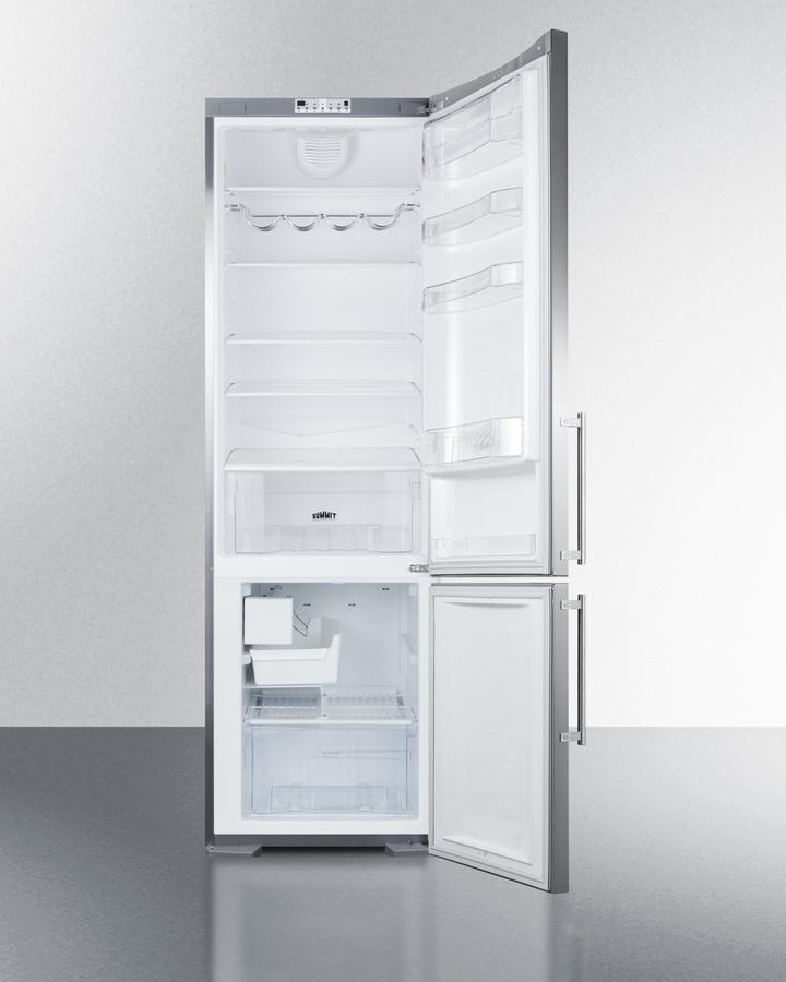 24" Wide Bottom Freezer Refrigerator With Icemaker