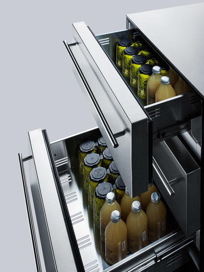 24" Wide 3-drawer All-refrigerator