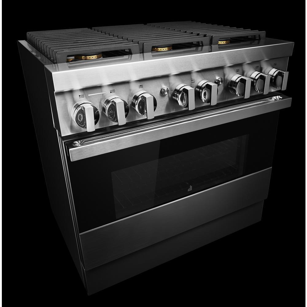 NOIR™ 36" Dual-Fuel Professional Range