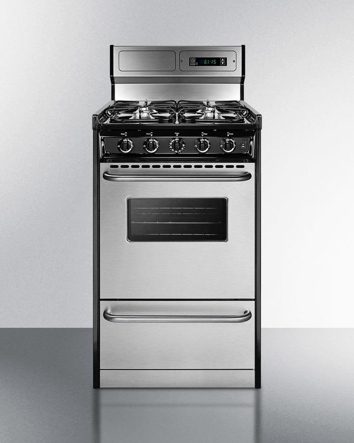 20" Wide Gas Range