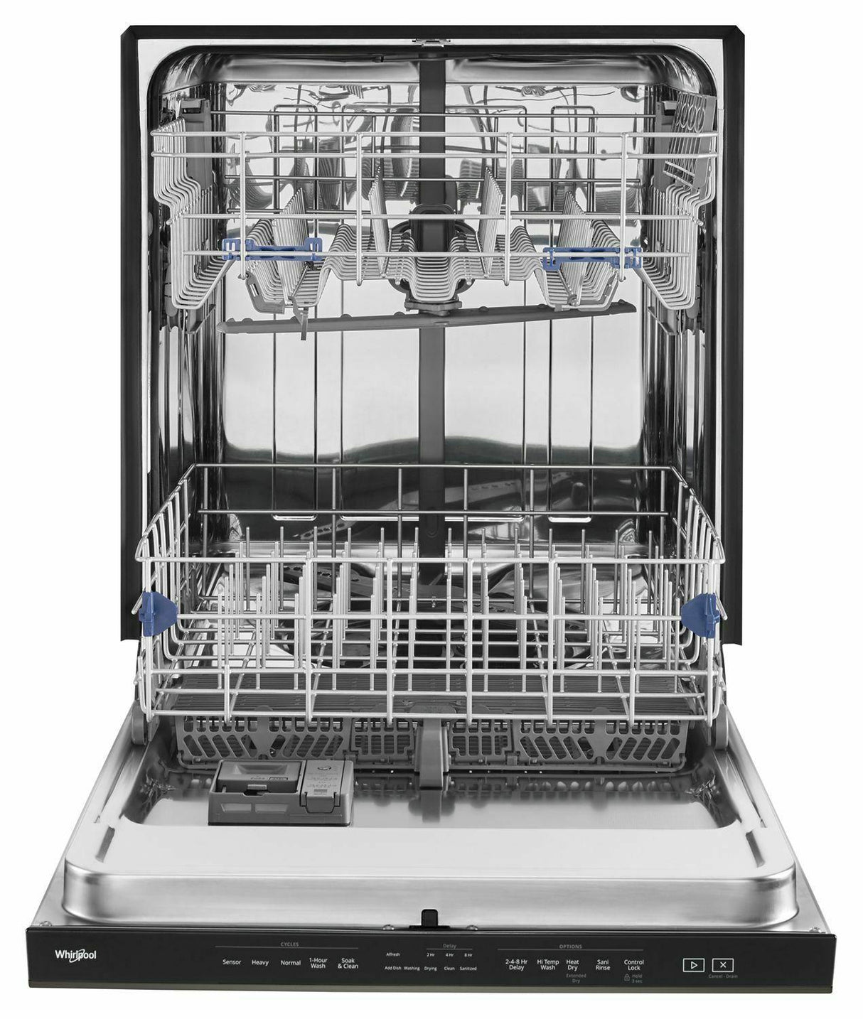 Stainless Steel Tub Pocket Handle Dishwasher with TotalCoverage Spray Arm - Fingerprint Resistant Black Stainless