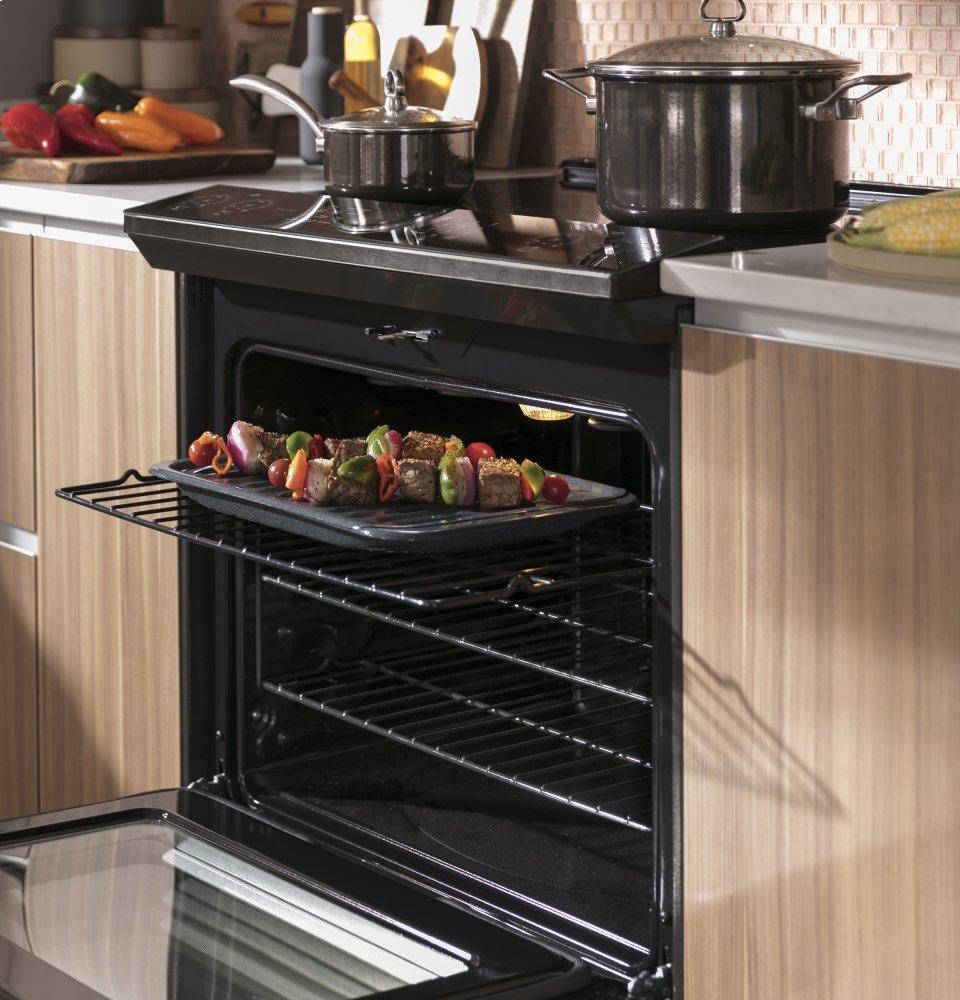 GE Profile™ 30" Smart Slide-In Front-Control Induction and Convection Range