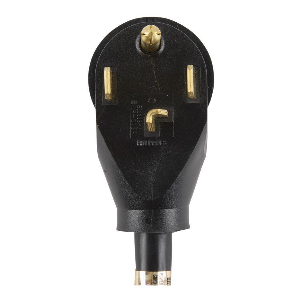 4' Electric Dryer Power Cord 4-Wire 30 Amp